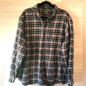 Eddie Bauer Plaid Fleece Button Down Classic Fit